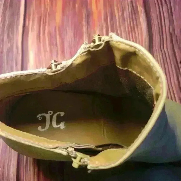 Journee Collection woman's green Ankle boots sz 10 - Picture 6 of 6